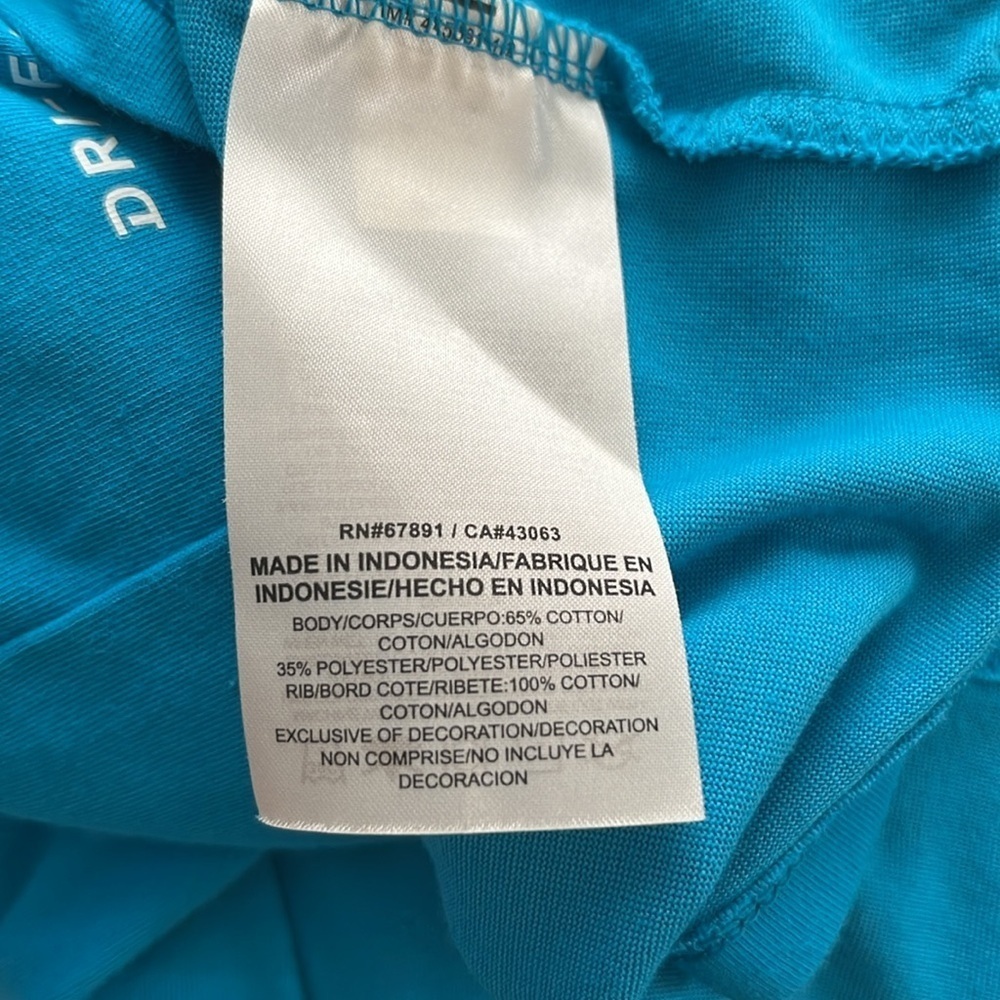 Nike• The Nike Tee Carolina Panthers Dry-Fit Long sleeved Women’s Tshirt,Sz M - Picture 11 of 11